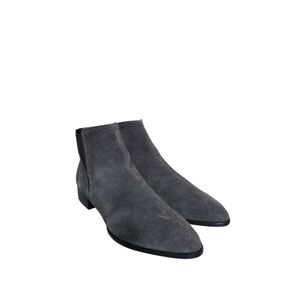 Donald J Pliner Gavi Gray Suede Studded Chelsea Ankle Boots Womens Size 9